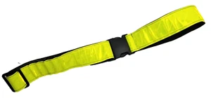 US Military Physical Fitness PT Belt 2" HEAVY DUTY Reflective HI VIZ YELLOW USED - Picture 1 of 4