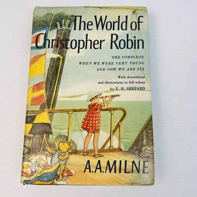 The World of Christopher Robin - A.A. Milne & E.H. Shepard 1st Edition 1959 HBDJ - image 1 of 4
