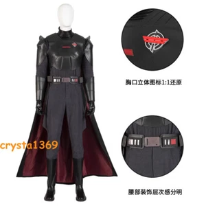 Star Wars Obi-Wan Kenobi Inquisitor Men Cosplay Costume Cloak Vest Shoes Outfits - Picture 1 of 20