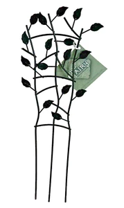 Fairy Gardening 10" Black Metal Garden Trellis - Garden, Dollhouse Miniature NEW - Picture 1 of 5