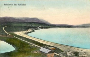 GEDRUCKTE POSTKARTE VON BADENTARBET BAY, ACHILTIBUIE, CROMARTYSHIRE, SCHOTTLAND - Bild 1 von 2