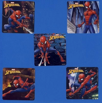SMILEMAKERS 15 Marvel Spider-Man Large Stickers - Party Favors - Rewards