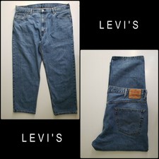 Levi's 550 Men Denim Blue Straight Jeans Size 42 x 30