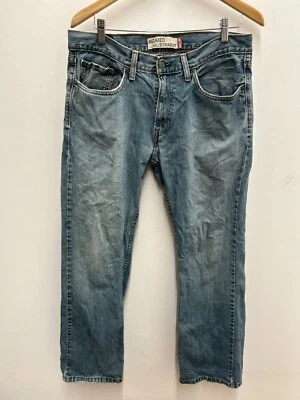 Levi 559 Jeans 33x30 Medium Wash Stretch Denim Relaxed Straight (measures 34x28) - Image 1 of 4