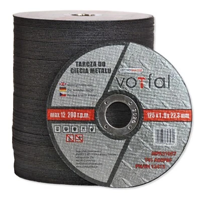 VORFAL Trennscheiben 125 mm Metall Stahl 230 Flexscheiben 1 mm - 6,4 mm Schruppscheiben