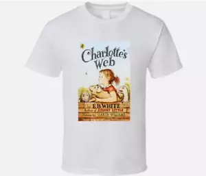 Charlotte's Web Classic Children's Storybook Cover T Shirt Unisex, Size S - 5XL - Picture 1 of 5