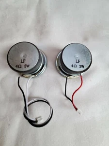 2 x LF SPEAKER 3W 4 OHMS 40MM - Compact high quality with wires -Hifi Project - Picture 1 of 4