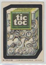 1980 Topps Wacky Packages Series 3 Tic Toc #144 x9h