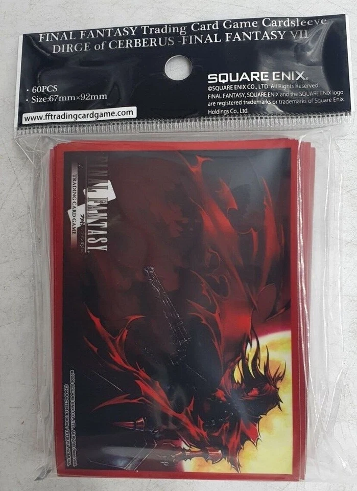 FINAL FANTASY TCG DECK PROTECTOR SLEEVES (PACK OF 60) NEW ~ DIRGE OF CERBERUS - Image 1 of 1