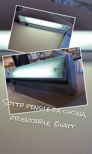 sotto pensile da cucina MONICA (POLIPLAS)a neon orientabile, 8watt luce bianca, - Foto 1 di 1