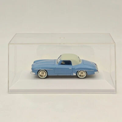 Acrylic Case Display box Transparent Dustproof White base IXO Car Models 1:43 - Image 1 of 4