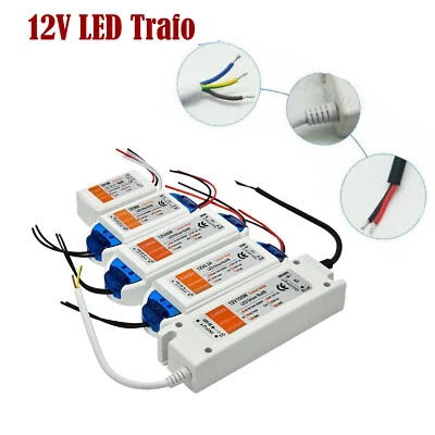 LED Driver Trafo DC 12V Treiber Transformator Treiber Netzteil 18W - 100W DE - Bild 1 von 4
