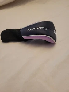 MAXFLI 3i Golf Club Head Cover Sock Purple and Black - Picture 1 of 9