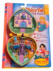1994 Prime Time My Little Fairy Tales Spieltasche Schneewittchen & sieben Zwerge - Bild 1 von 2