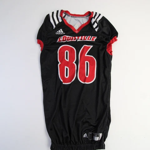 Louisville Cardinals adidas Practice Jersey - Football Men's Black/Red Used Cover