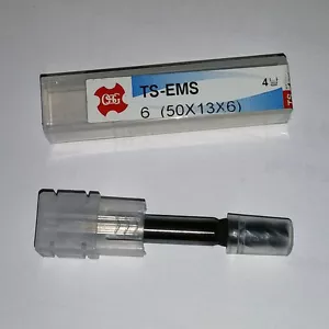 OSG Hartmetall-Endfräse, 6 mm x 6 mm 4 Flöte 50 mm x 13 mm KOREA KOSTENLOSER VERSAND - Bild 1 von 4