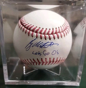 2025 Topps Series 1 Ryan Mountcastle Baltimore Orioles SSP Auto Ball Lets Go O's - Picture 1 of 6