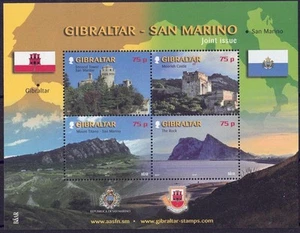 GIBILTERRA 2010 Emissione congiunta San Marino Gibilterra BF MNH** - Picture 1 of 1