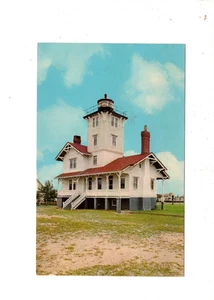 Wildwood, New Jersey Hereford Inlet Lighthouse @ 1960 Chrome - Picture 1 of 2