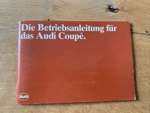 Betriebsanleitung Audi Coupe Typ 81 Stand Nov 1980 Deutsch Nsu Auto Union - Bild 1 von 6