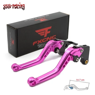 Palancas de embrague de freno cortas CNC para Yamaha YZF R25 MT25 R3 2015-2020 MT03 2018 19 Foto 1 de 4