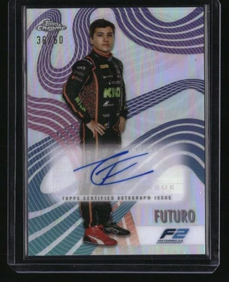 2024 Topps Chrome Formula 1 Enzo Fittipaldi Futuro Chrome Autographs #/50 - Image 1 of 2