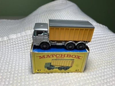 Camión contenedor volquete Matchbox/Lesney #47 DAF, con caja tipo E, ¡en perfecto estado! Foto 1 de 4