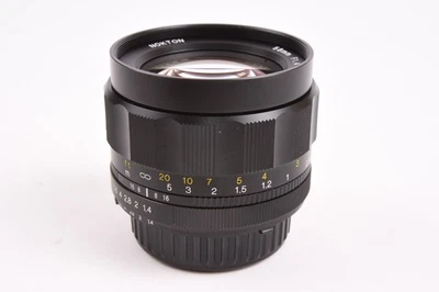 Voigtlander Nokton 58mm f/1.4 SL Prime Portrait Camera Lens For Nikon F #T-40627 - Image 1 of 4