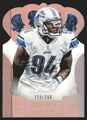 2013 Panini Crown Royale #140 Ezekiel Ansah Bronze Holo Die Cut /299 SN,RC - Image 1 of 2