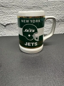 Tazza da caffè vintage 5" New York Jets NFL calcio ceramica, Stein, tazza, decorazione - Foto 1 di 10