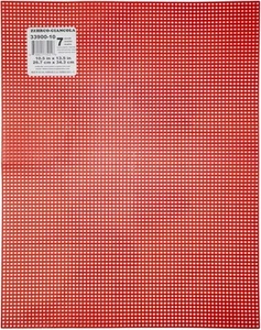 Zehrco-Giancola Plastic Canvas 7 Count 13.5"X10.5"-Christmas Red - 12 Pack - Picture 1 of 1