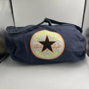 Bolso Bandolera Gimnasio Converse All Star Lona Unisex Azul H17" L14" - Imagen 1 de 8