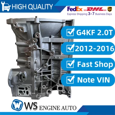 Motor de bloque corto para Hyundai Creta Genesis Kia Forte 2,0 L 2012-2016 DOHC G4KF Foto 1 de 4