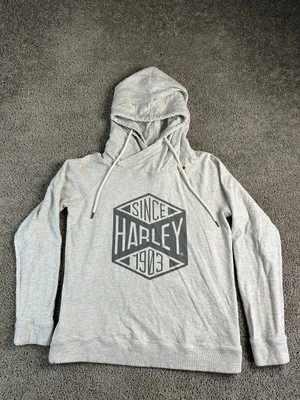 Harley Davidson Sudadera con Capucha Mujer XL Doble Capa Pullover Motociclista Desde 1903 Foto 1 de 4
