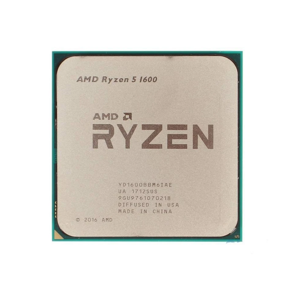 AMD Ryzen 5 1600 CPU 3.2GHz Socket AM4 65W Processor - Image 1 of 1