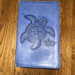 NIrV Adventure Bible Early Readers Leathersoft blue with Bible tabs - Picture 1 of 10