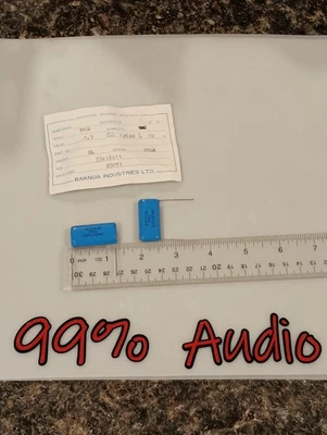 2x Condensadores 2.5 Uf 120v para cruces de altavoces Foto 1 de 4
