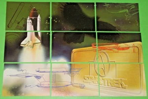 1996 STAR TREK 30 YEARS PHASE THREE Space Mural Foils INSERT 9 CARD SET F1-F9 - Picture 1 of 11
