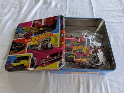 MATTEL HOT WHEELS 150 PC PUZZLE WITH CHOCOLATE CHIP COOKIES NEW - Image 1 of 4