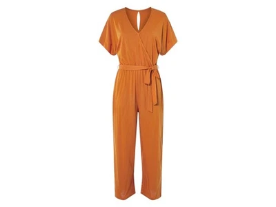 esmara® Damen Jumpsuit, in Wickeloptik (orange, M(40/42)) - B-Ware neuwertig - Bild 1 von 2