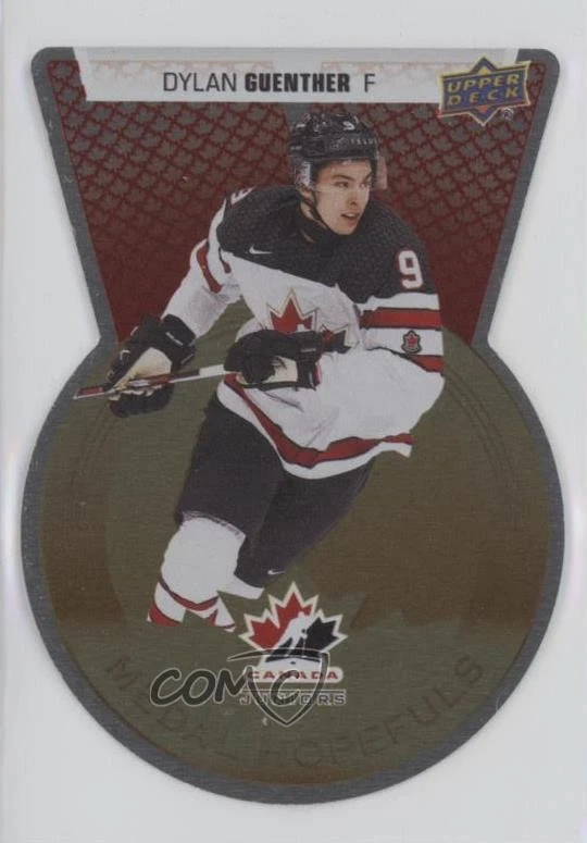 2022 Upper Deck Team Canada Juniors Medal Hopefuls Dylan Guenther Rookie RC - Image 1 of 2