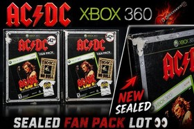 AC/DC Xbox 360 Fan Pack Lot NEW Sealed Rock Band Track Pack Bundle