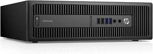 HP EliteDesk 800 G2 SFF i5 6th Gen 8GB RAM 128GB SSD Windows 10 - Picture 1 of 11