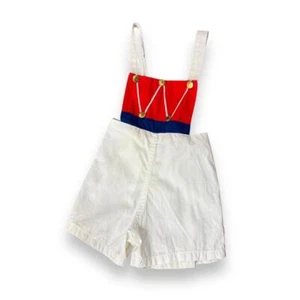 Vintage Kids Overall Shorts - Picture 1 of 4