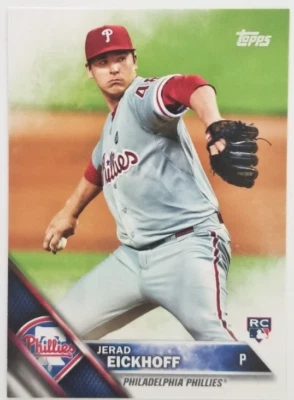 JERAD EIKHOFF Rookie RC 2016 Topps 2 Philadelphia Phillies Pittsburgh Pirates - Image 1 of 2