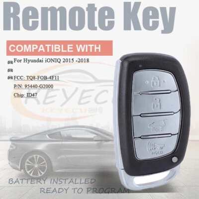 for Hyundai Ioniq 2015/16/17/18 2019 Smart Proximity Remote Key Fob 95440-G2000 - Image 1 of 4