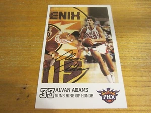 Foto autografiada firmada de Alvan Adams 5,5X8,5 NBA baloncesto Phoenix Suns - Imagen 1 de 3
