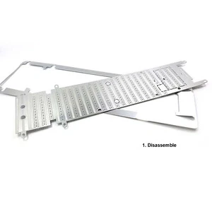 For 1/14 Tamiya RC Truck Trailer Stainless Steel 6X4 4X2 Beam Decorative Cover - Picture 1 of 14