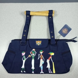 Cooperstown Dreams Park Baseball Bag Canvas Wood Handles Hand Bag Purse NWT 2007 - Picture 1 of 13