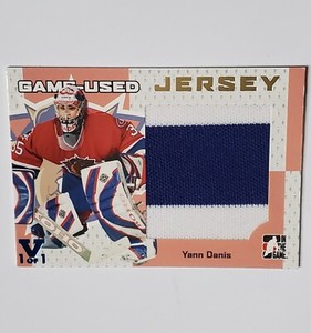 YANN DANIS 2006 ITG Heroes and Prospects Game Used Jersey #10 Vault 1/1
